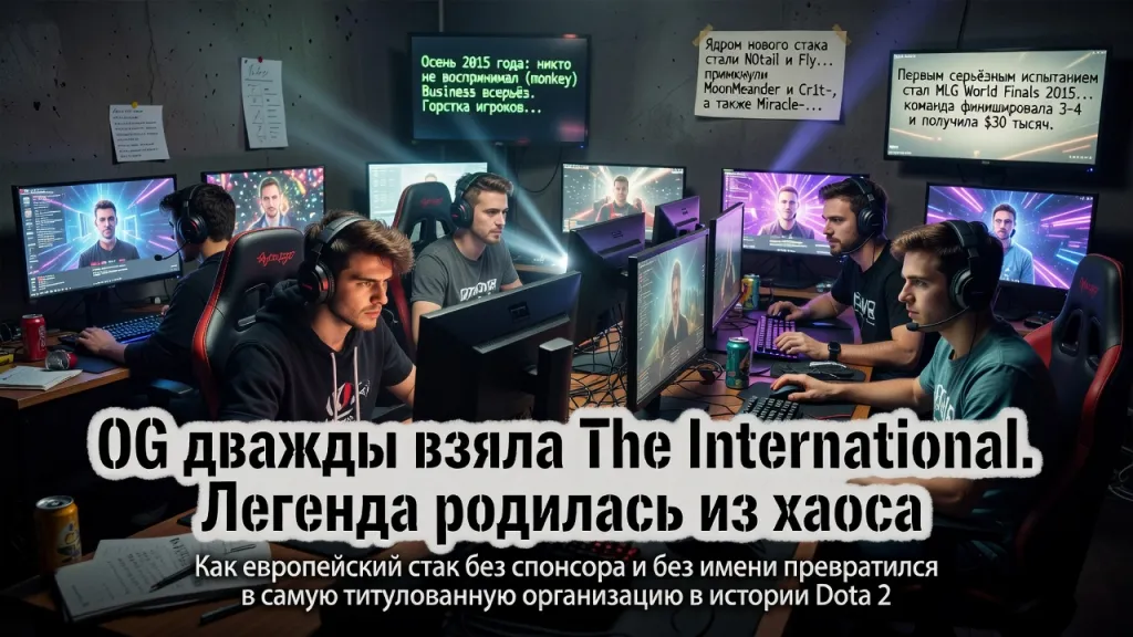 OG дважды взяла The International. Легенда родилась из хаоса